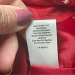 Talbots  Red & White Crochet Straight Pencil Skirt Lined Size 8 Floral Party EUC Photo 5