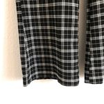 Lane Bryant Womens Pants Black White Plaid Flare Crop Stretch Tabbed Front 16P Photo 8
