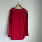 Alice + Olivia Neely Cape-Back Crepe Mini Dress 8 Photo 1