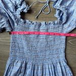 Hill House  Nesli Dress in Diana blue check XS Photo 9