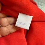 Lafayette 148 Floral Maxi Skirt size 10 L 100% Silk Oranges Red Photo 6