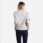 Everlane Short Sleeve Sweatshirt Comfy Everyday Top Heather Gray Size Small De Photo 12
