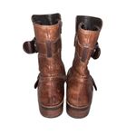 Paul Green  Emerson Brown Leather Moto Boots Women’s UK size 6 US size 8.5 Photo 5