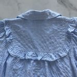 Sandy Liang x Target Gingham Dress Blue White Size M Preppy Chic Cottage Core Photo 8