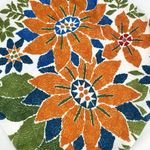 Farm Rio NEW  Swimsuit One Piece High Neck Cutout Floral Blue Geometric Size XL Photo 2