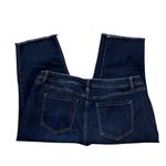 Lane Bryant Girlfriend Crop Jeans Stretch Denim Blue 18 Photo 1