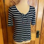 Lucky Brand Knit Striped Top Photo 6