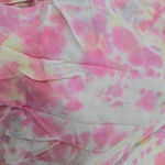 Pink White Tie Dye Smocked Off the Shoulder Area Stars Kaia Dress Size Medium Photo 9