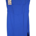 Halara  Backless Corset Split Bodycon Spaghetti‎ Strap Square Neck Dress S NWT Photo 0