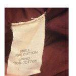 Anthropologie NWT Forever That Girl  Scalloped Mini Dress Rusty Brown size Medium Photo 11