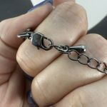 High Fashion Gun Tone Metal Rivoli Clear Rhinestones Bib Statement Glam Necklace Black Photo 6