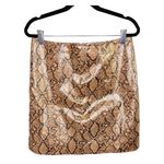 Red Dress Boutique | Vegan Leather Metallic Animal Snake Print Mini Skirt Fate Photo 10