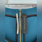 ROLAND MOURET JEDDLER TEAL CREPE CAP SLEEVE DRESS SIZE 14 Green Photo 5