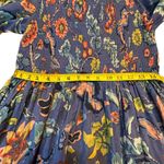 Velvet Tees Velvet by Graham & Spencer Blue Floral Smocked  Mini Dress - Size L Photo 6