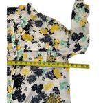 Charter Club  Women Sz XL Button Down Shirt Collared Floral Roll Tab Sleeve 7-357 Photo 6
