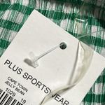 Cato  plus size 14/16W Cape Town jelly bean blouse green and white checkered nwt Photo 10