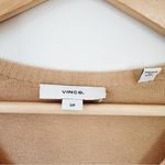 Vince  Melange V-Neck Wool Cashmere Sweater in Sand Photo 5