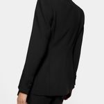 ZARA  DINNER TOXEDO Blazer Jacket w/ Satin Lapel Collar Long Sleeves Black S NEW Photo 9