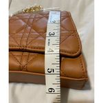 Alyssa Vegan Quilted Crossbody Bag Brown Photo 6