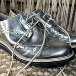 Cole Haan  Limited Edition Lunargrand Wingtip Metallic Silver Oxford Shoes Photo 1