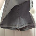 Ava & Viv  NWT Plus Size 24 Light Wash Denim Shorts w/ Front Skirt Panel Skort Photo 2