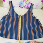 Salt Water Luxe Indigo Stripped Summer Women Top Size Small Blue Photo 5