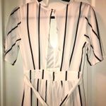 Romper With Wraparound Skirt White Size 2 Photo 4