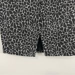 Anthropologie Maeve Skirt Size 2P Floral Jacquard Mini Midnight Blue or Black Photo 2