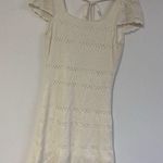 Love Shack Fancy Gypsum White Elvirie Crochet Mini Dress - Large Photo 0