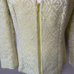 Lafayette 148 New York Jacket Limeade Textured Poly Cotton Linen Blend Green 10 Photo 2