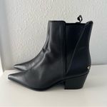 ANINE BING NWT Sky Leather Ankle Boots in Black Photo 2