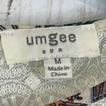 Umgee Womens Tunic Dress M Floral Bell Sleeve Crochet Oversized Bohemian Cottage Photo 2