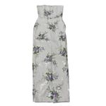 Tanner Fletcher Marilyn Floral Sequin Strapless Dress 1 / US 4 Photo 12