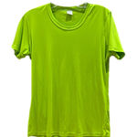 Lime Green Tech Shirt Woman's Short Sleeve Small Photo 0