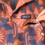 Patagonia  Synchilla Snap-T Fleece Pullover Canyon Block Sisu Brown Large EUC Photo 4