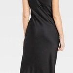 A New Day Black Satin Dress Photo 1