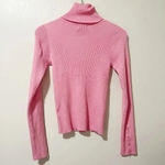 LINE Hadley Turtleneck Sweater in Barbie Pink Small Photo 2