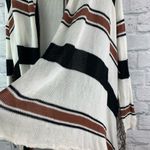 Amuse Society  Fringe Open Front Waterfall Cardigan XS NWT Photo 2