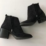 ZARA Elastic Booties Ankle Boots With Buckle Black Womens Size 38 US Size 8 Photo 5