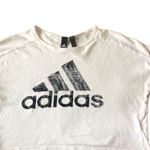 Adidas Short Sleeve W Sid Graph Ii T-Shirt White XS Over-Sized Sporty Athletic Photo 2