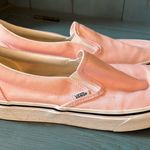 Vans Off-The-Wall Baby Pink Slip-On Sneakers Canvas Upper | Women’s Size 9.5 Photo 0