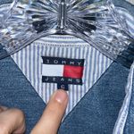 Tommy Hilfiger Retro  Snap Button Cotton Denim Shirt Size 6 Photo 5