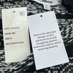 Sam Edelman  Women Boat Neck Long Sleeve Allover Print Sweater Size Medium NEW‎ Photo 2