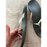 OluKai Women's Ho'opio Leather Sandals Silver Size 10 Casual Summer Photo 4