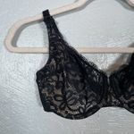 Wacoal  Women 34D Black Beige All Dressed Up Lace Bra Unlined Underwire 851166 Photo 1