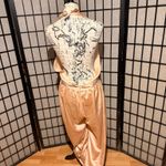 Nasty Gal Blush Satin Halter oh what a night culottes palazzo biscuit coquette blush pink Photo 6