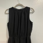 Maison Jules  Black Sleeveless Chiffon Mini Dress Sz S Photo 5