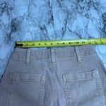 SONOMA Button fly high rise wide leg cargo khaki color pants denim size 4 tan Photo 4