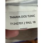 Toad & Co  Tamaya Dos Tunic Small 3/4 Sleeve Geometric‎ Print Organic Cotton Blend Photo 3