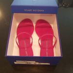 Stuart Weitzman 💕💕 Sawyer Slide Dual-Band Jelly Flat Sandals in Orchid ~ 8 NWT Photo 12